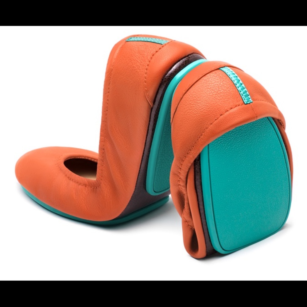 Tangerine Tieks in Size 7